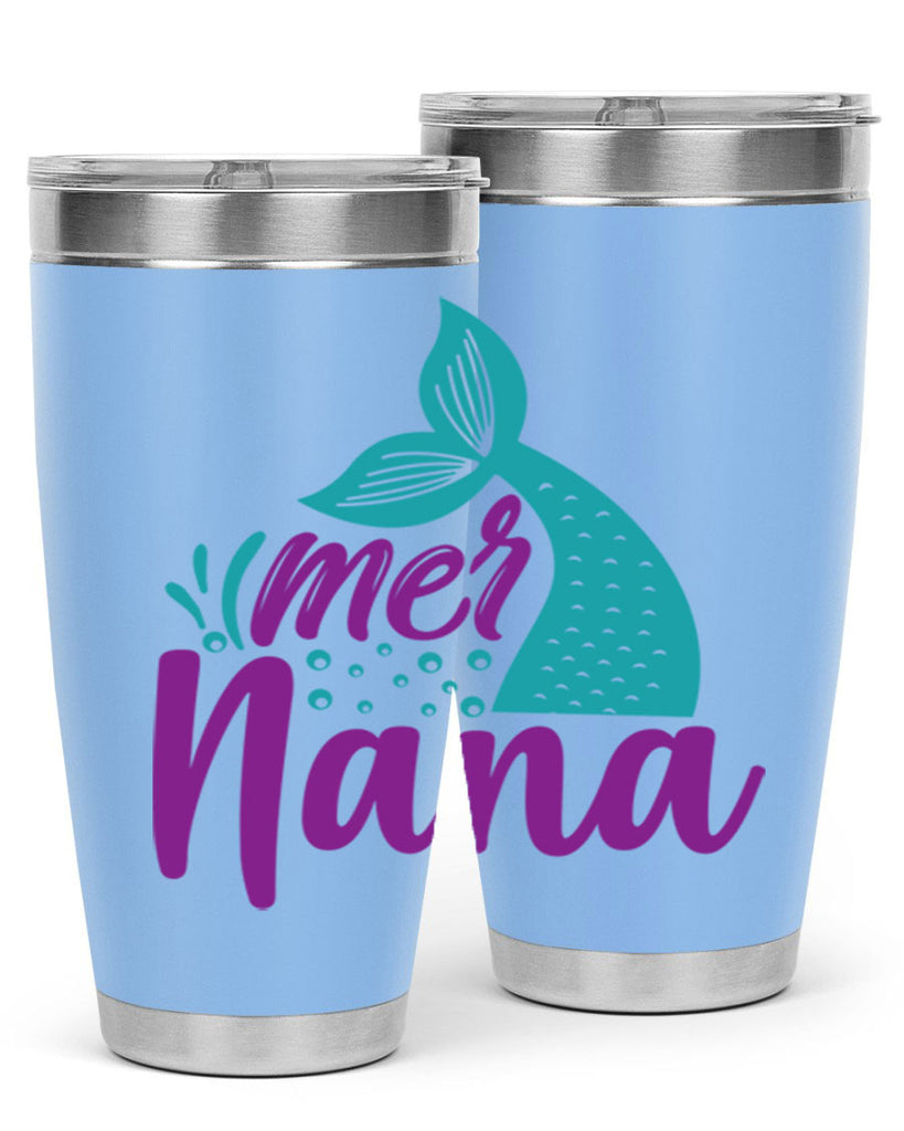 Mer Nana 343#- mermaid- Tumbler