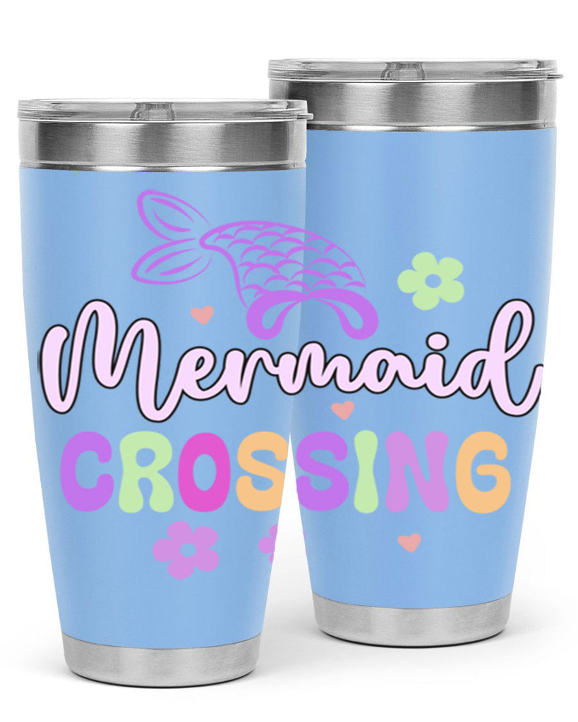 Mermaid Crossing 401#- mermaid- Tumbler