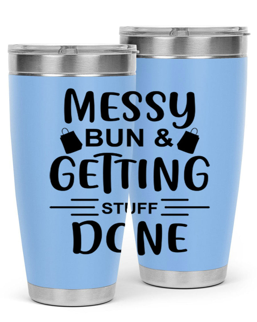 Messy Bun Getting Stuff Done 120#- fashion- Cotton Tank
