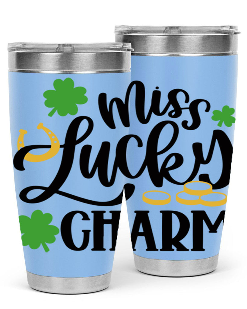 Miss Lucky Charm Style 47#- St Patricks Day- Tumbler