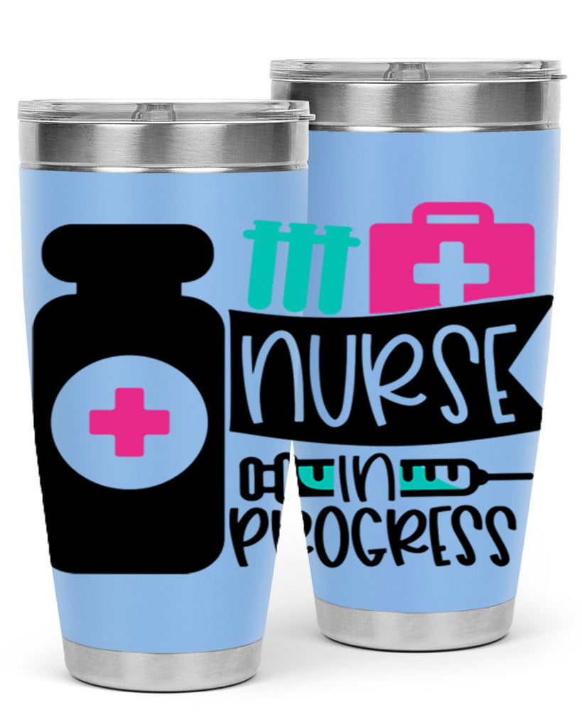 Nurse In Progress Style Style 111#- nurse- tumbler