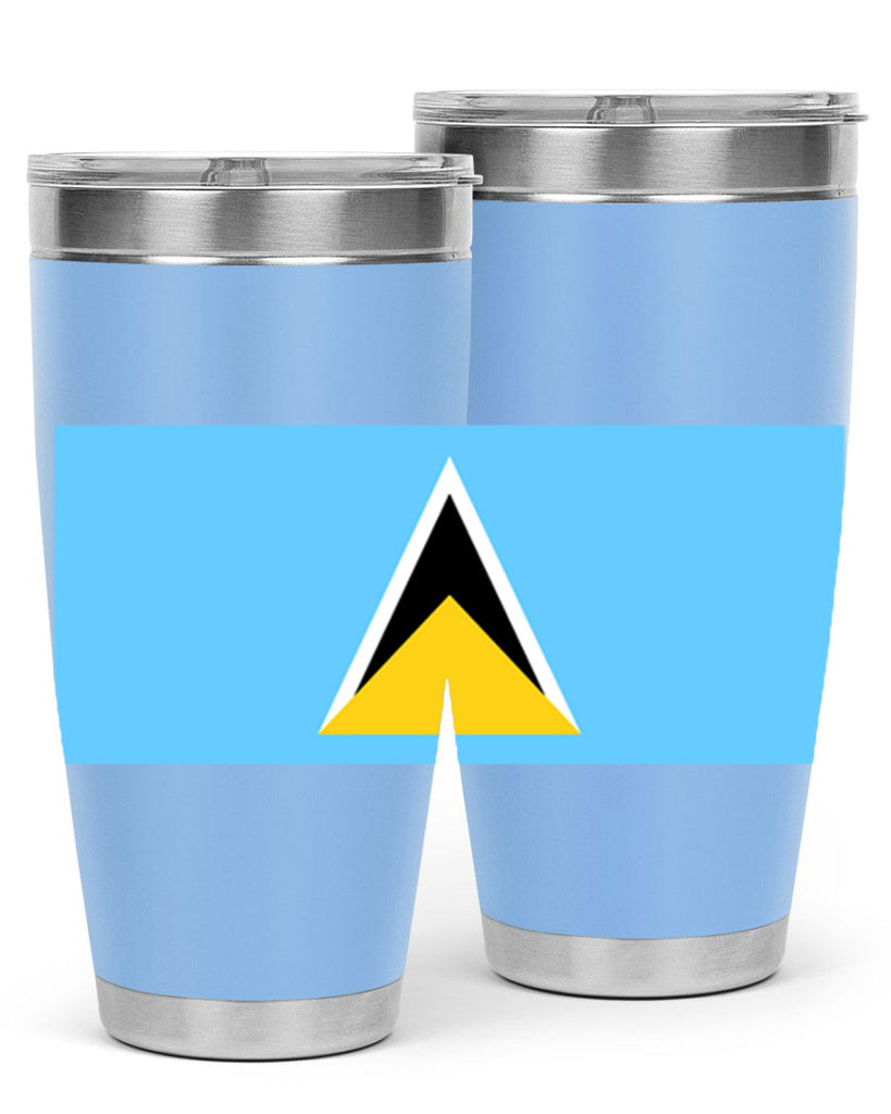 Saint Lucia 51#- world flags- Tumbler