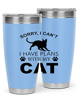 Sorry I Cant Style 116#- cat- Tumbler