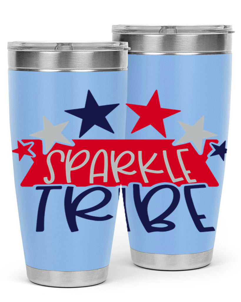 Sparkle Tribe Style 172#- Fourt Of July- Tumbler