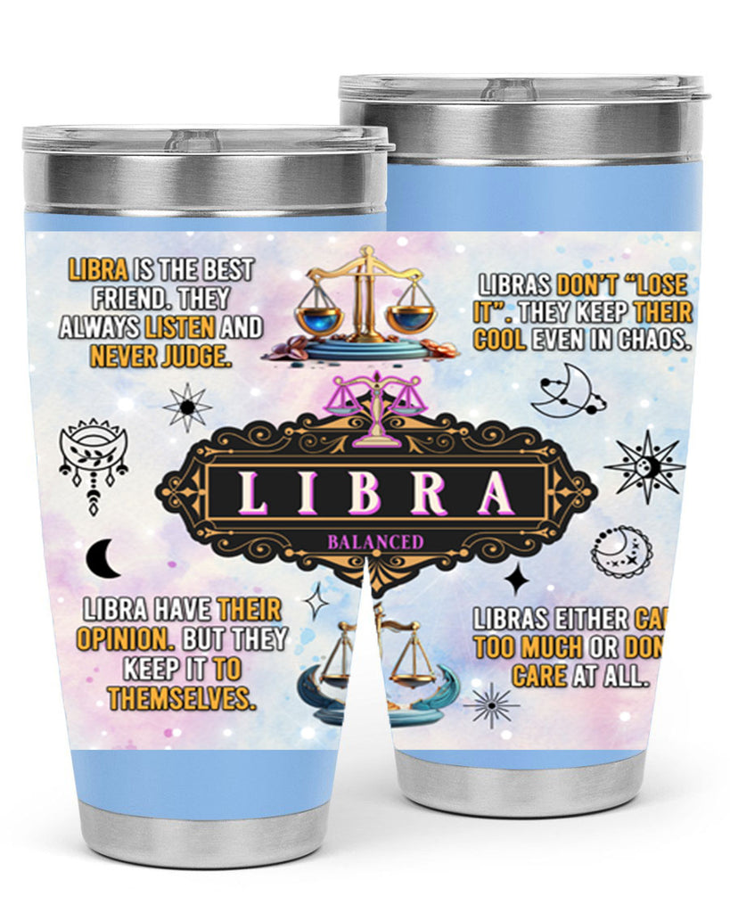 StraightLibra 474#- zodiac- Tumbler