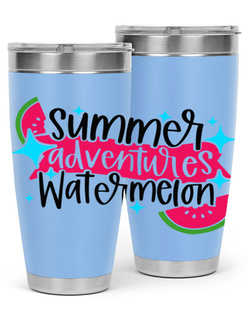 Summer Adventures Watermelon Style 23#- summer- Tumbler