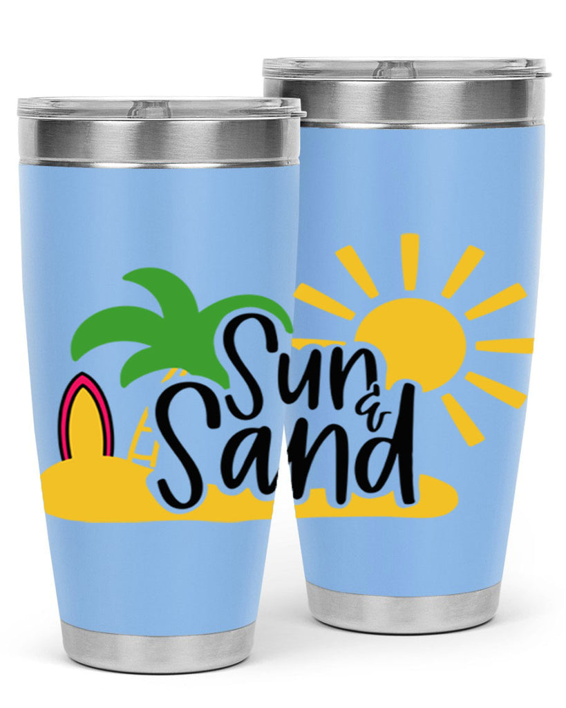 Sun Sand Style 17#- summer- Tumbler