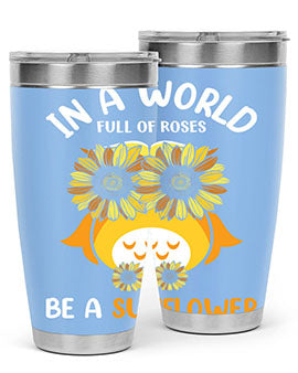 Sunflower Owl In A World A TurtleRabbit 18#- owl- Tumblers