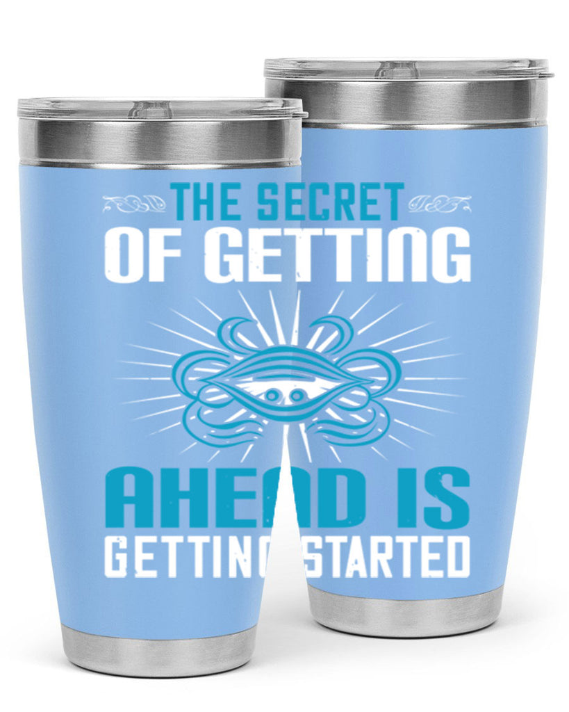 The secret of getting ahead is getting started Style 16#- motivation- Tumbler