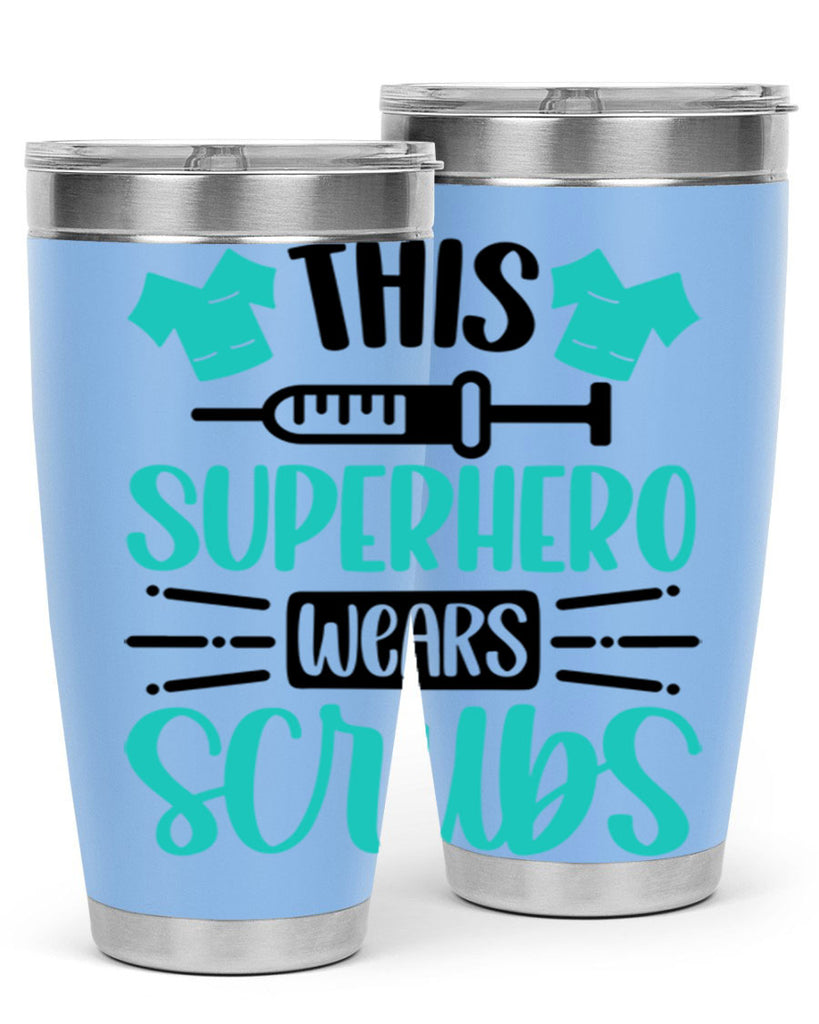 This Superhero Wears Style Style 18#- nurse- tumbler