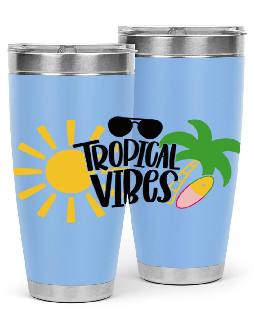 Tropical Vibes Style 9#- summer- Tumbler