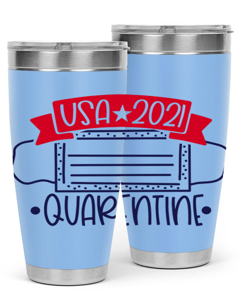 USA Quarentine Style 183#- Fourt Of July- Tumbler