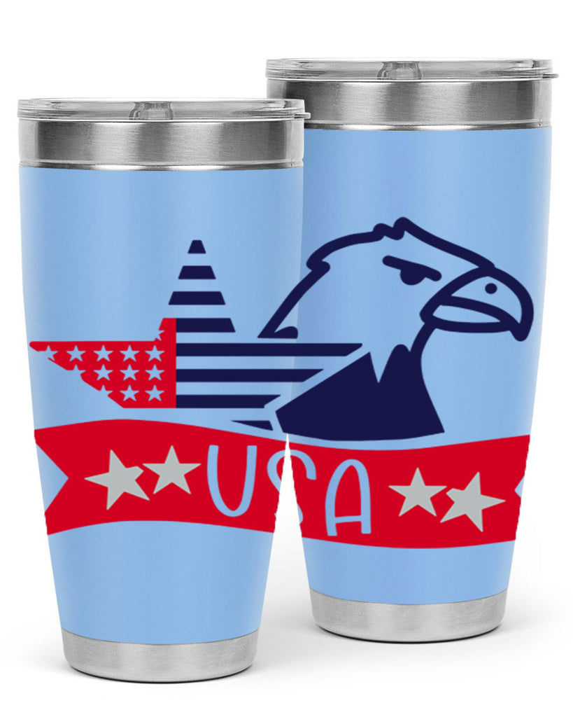 USA Style 182#- Fourt Of July- Tumbler