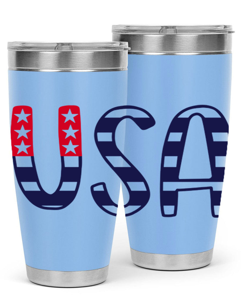 USA Style 184#- Fourt Of July- Tumbler