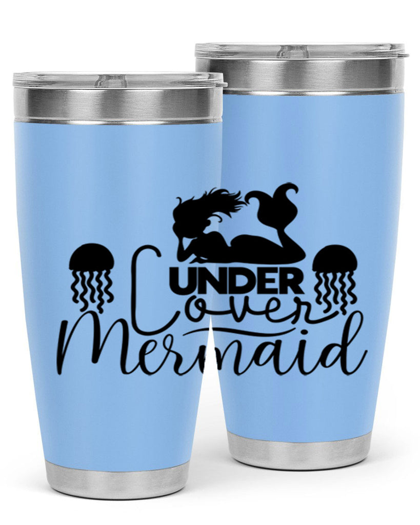 Under Cover Mermaid 642#- mermaid- Tumbler