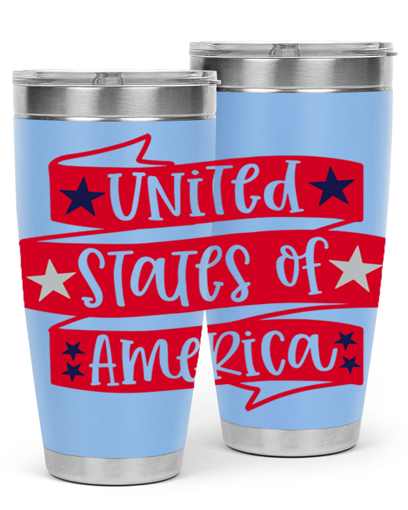 United States Of America Style 177#- Fourt Of July- Tumbler