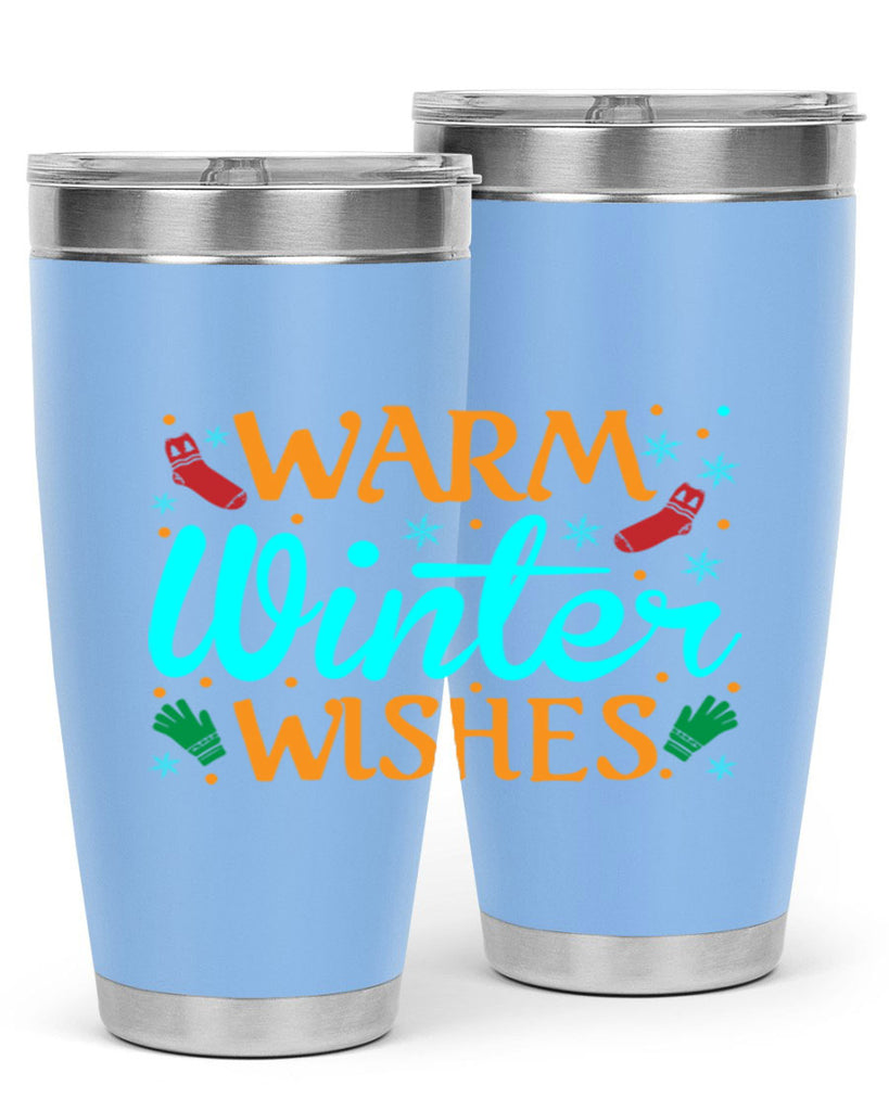 Warm Winter Wishes 465#- winter- Tumbler
