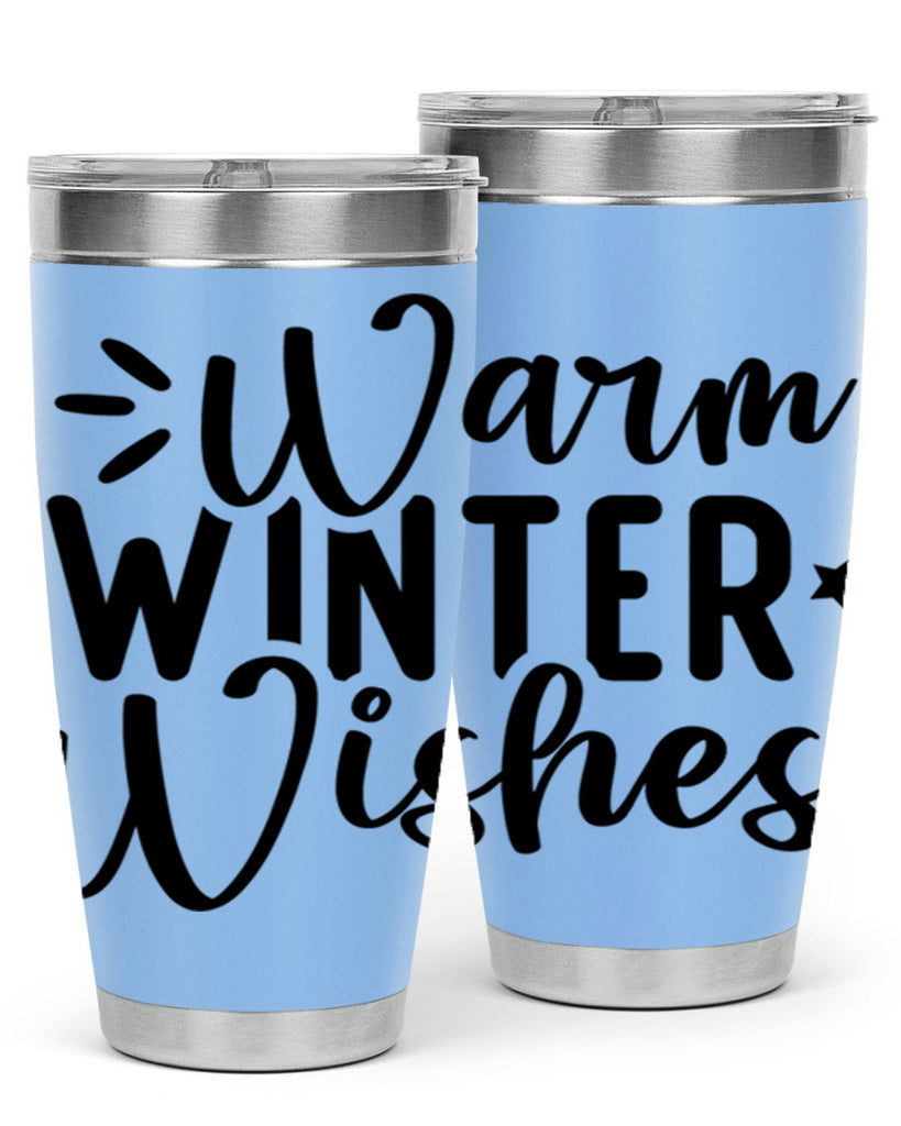 Warm Winter Wishes459#- winter- Tumbler