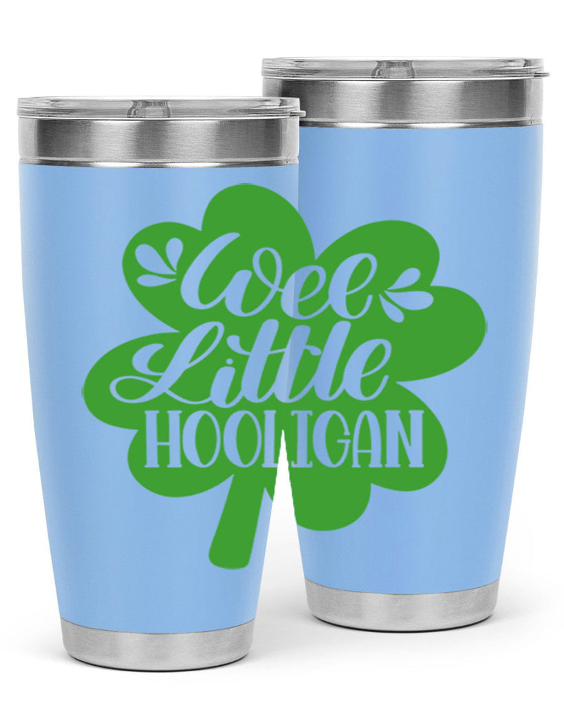 Wee Little Hooligan Style 16#- St Patricks Day- Tumbler