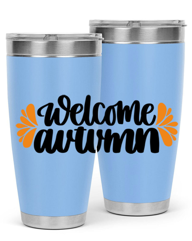 Welcome Autumn 513#- fall- Tumbler
