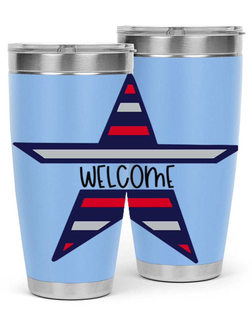 Welcome Style 186#- Fourt Of July- Tumbler