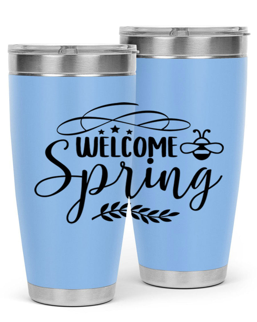 Welcome spring design  594#- spring- Tumbler