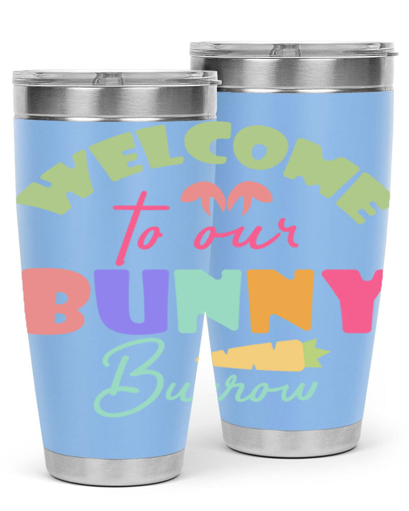 Welcome to our bunny burrow588#- spring- Tumbler