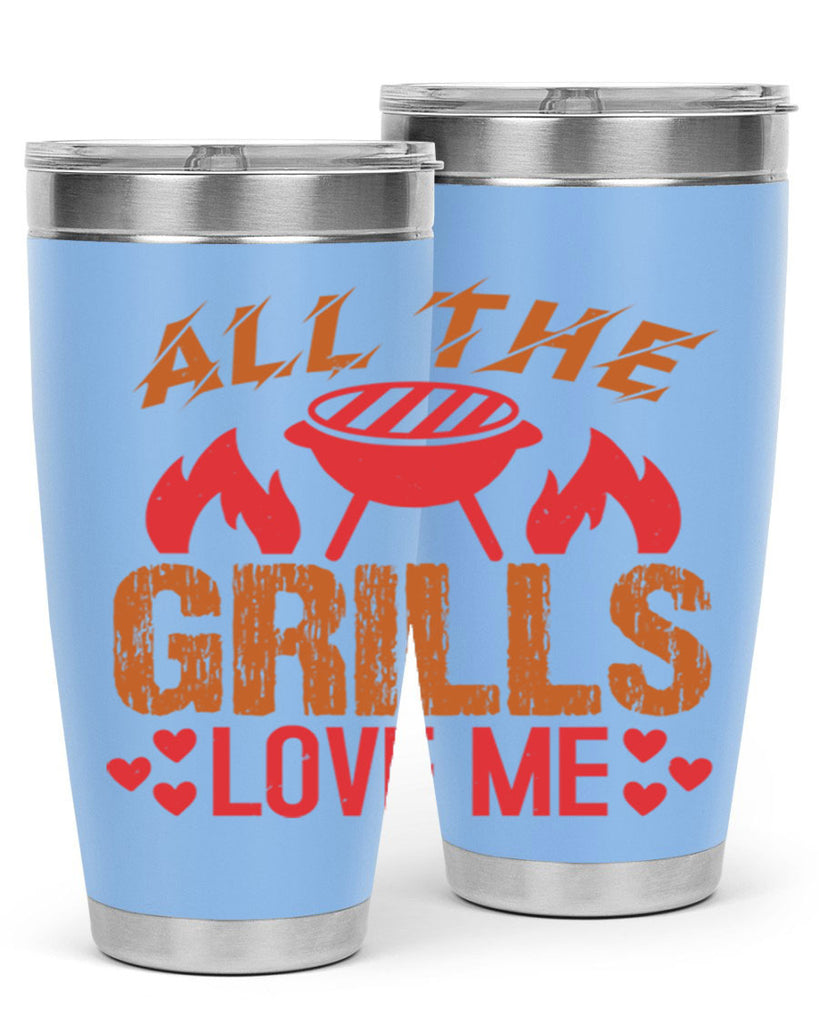 all the grills love me 50#- bbq- Tumbler