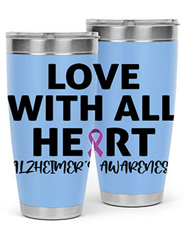 alzheimers awareness style 77#- alzheimers- Tumbler