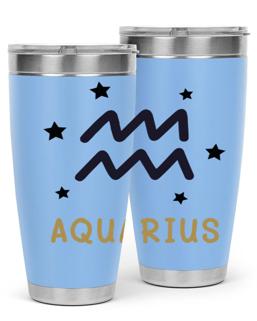 aquarius 83#- zodiac- Tumbler