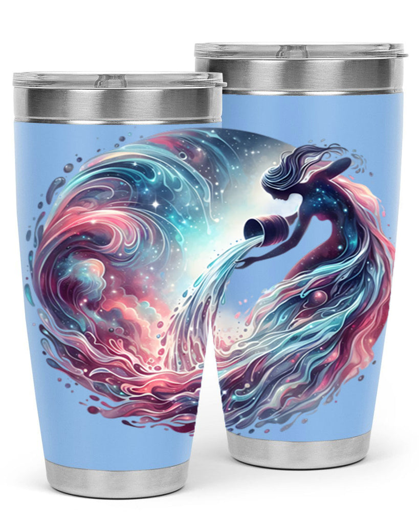 aquarius 91#- zodiac- Tumbler