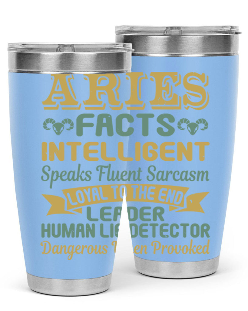 aries 123#- zodiac- Tumbler