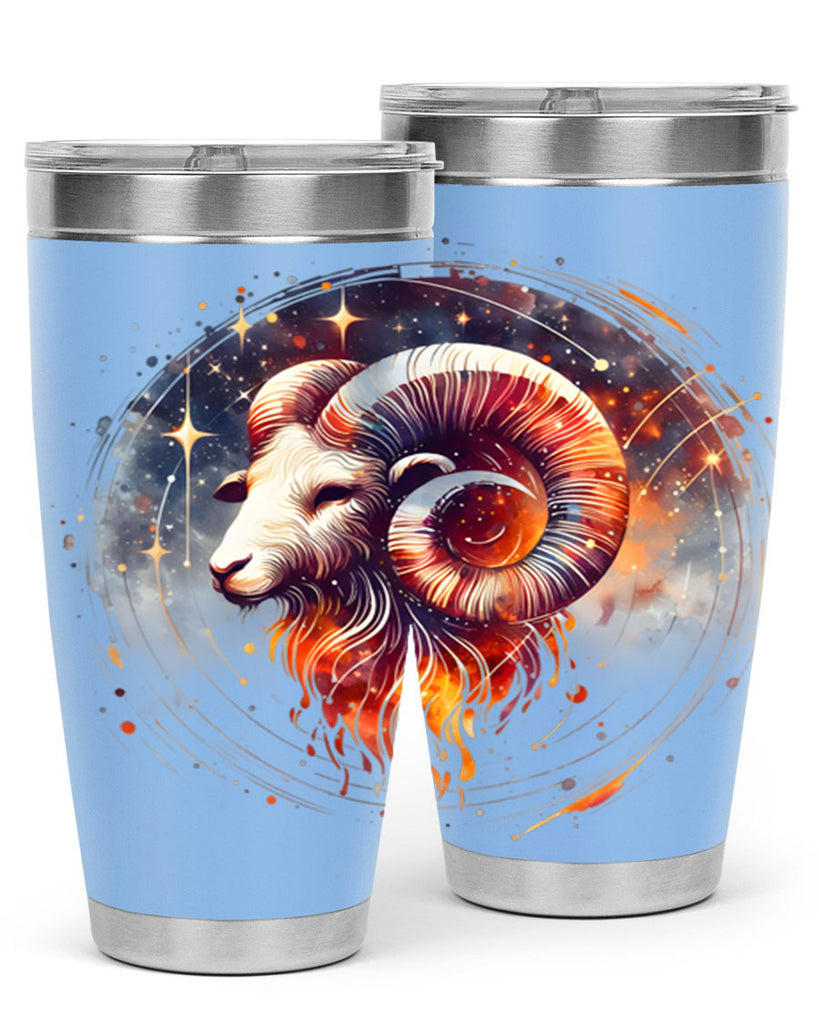 aries 125#- zodiac- Tumbler