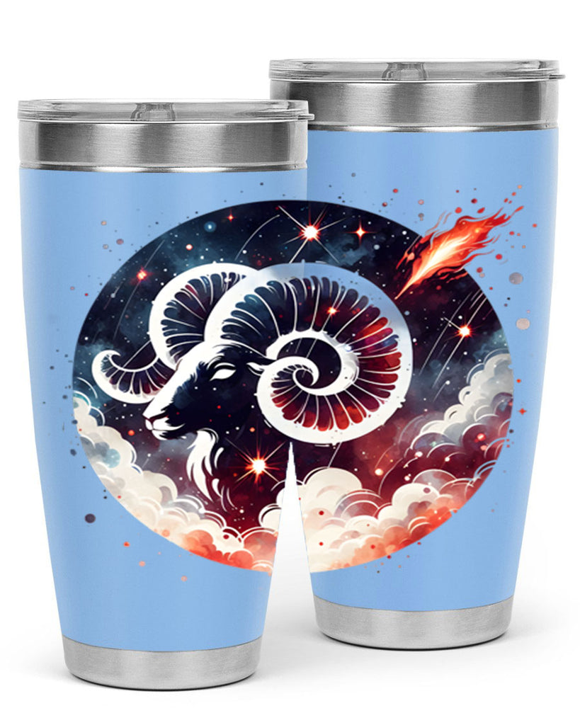 aries 140#- zodiac- Tumbler