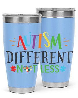 autism different not less Style 5#- autism- Tumbler
