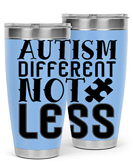 autism different not less Style 6#- autism- Tumbler