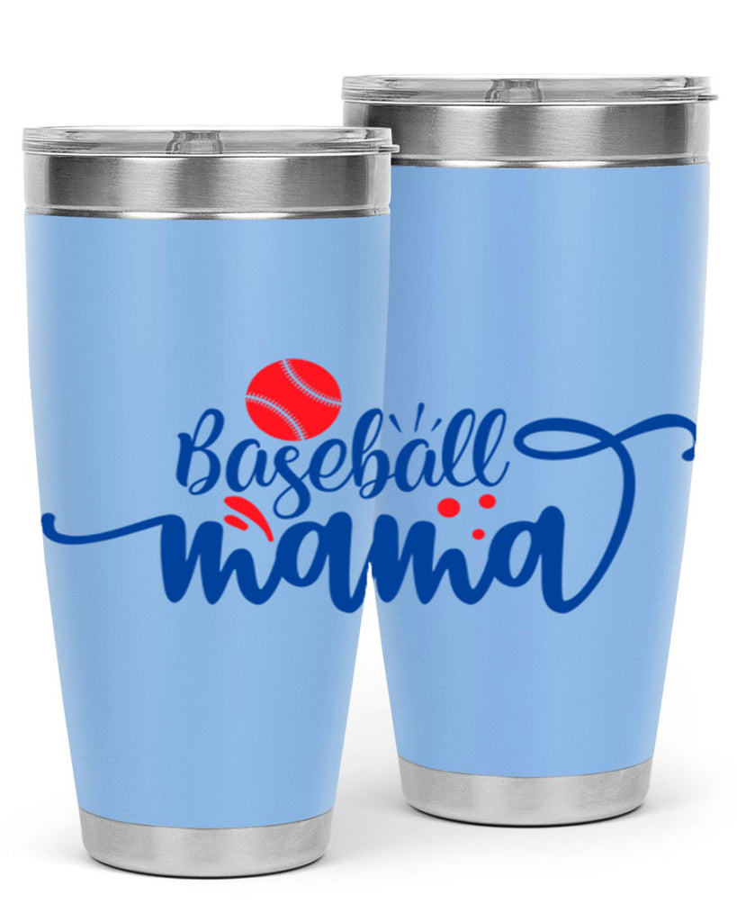 baseball mama 2208#- baseball- Tumbler