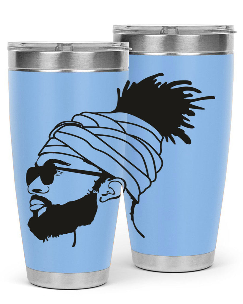 beardman 44#- black men - boys- tumbler