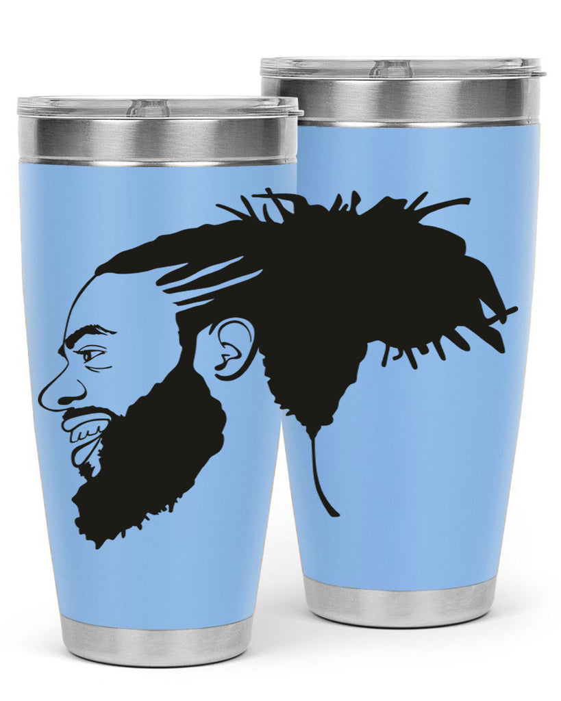 beardman 45#- black men - boys- tumbler