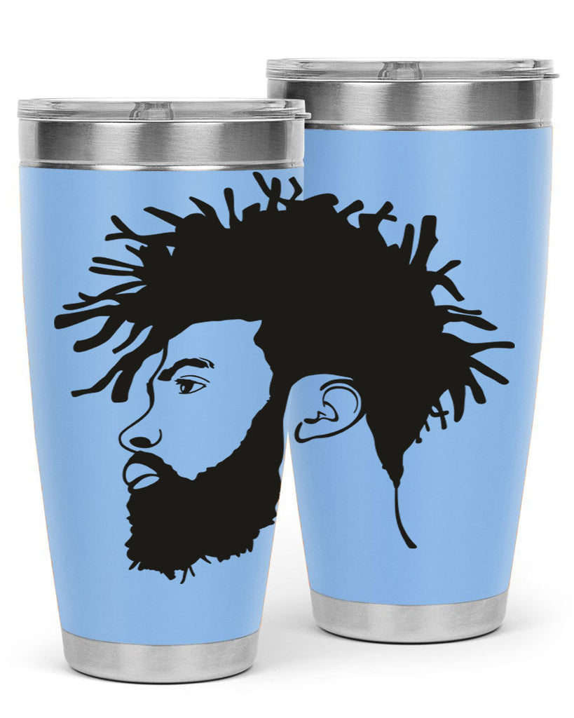 beardman 46#- black men - boys- tumbler