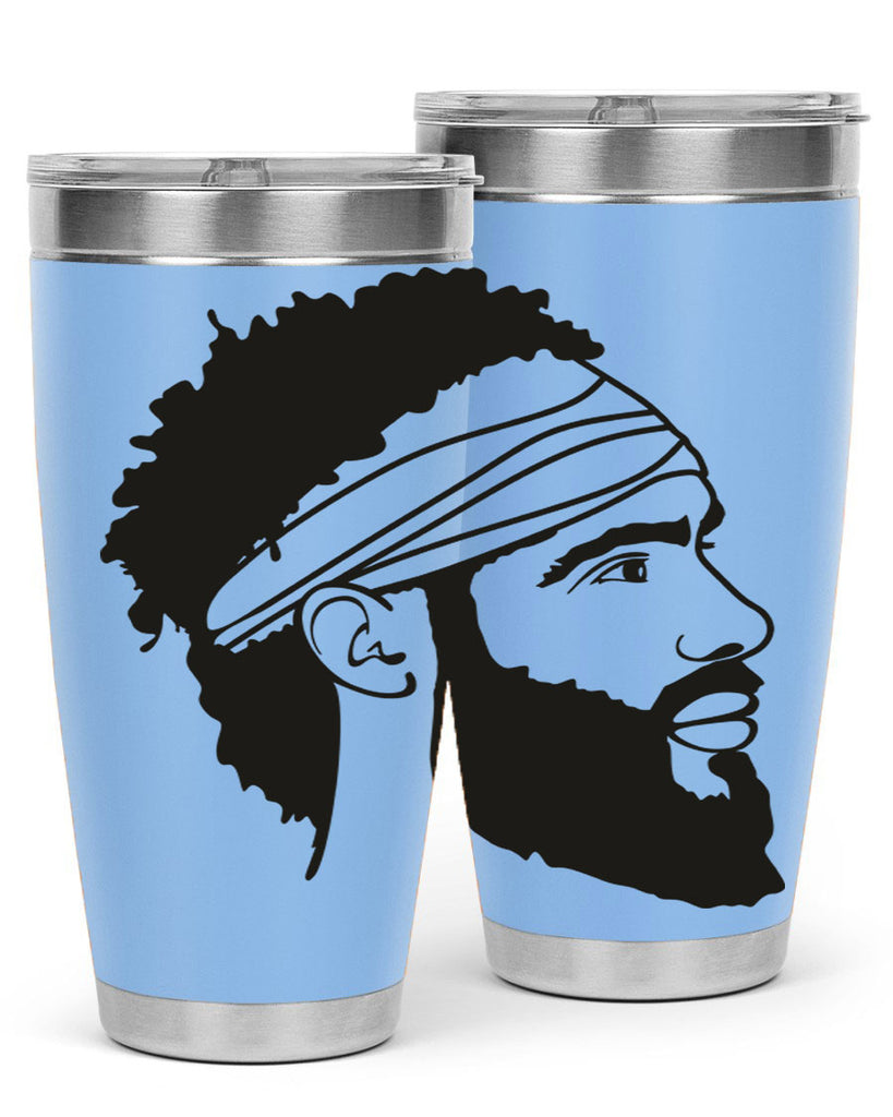 beardman 48#- black men - boys- tumbler