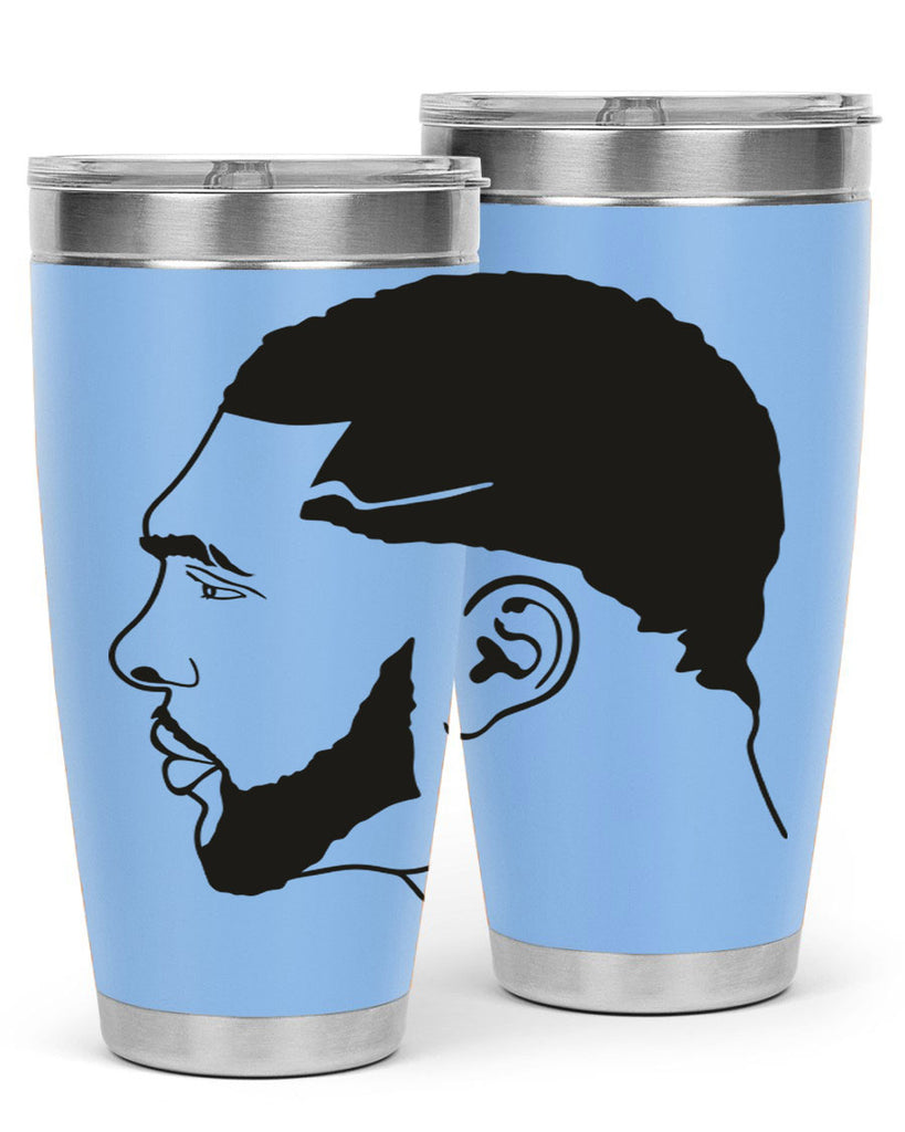 beardman 55#- black men - boys- tumbler