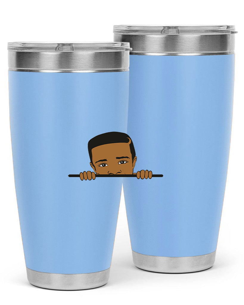 black boy 5#- black men - boys- tumbler
