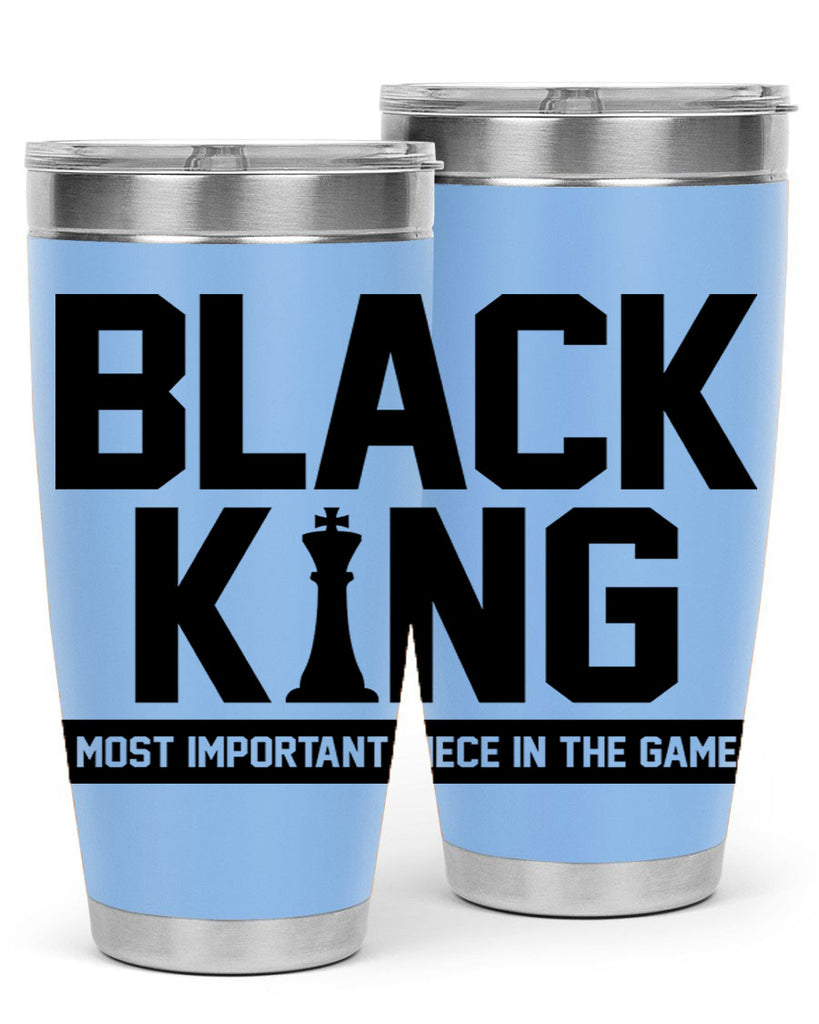 black king 199#- black words phrases- Cotton Tank