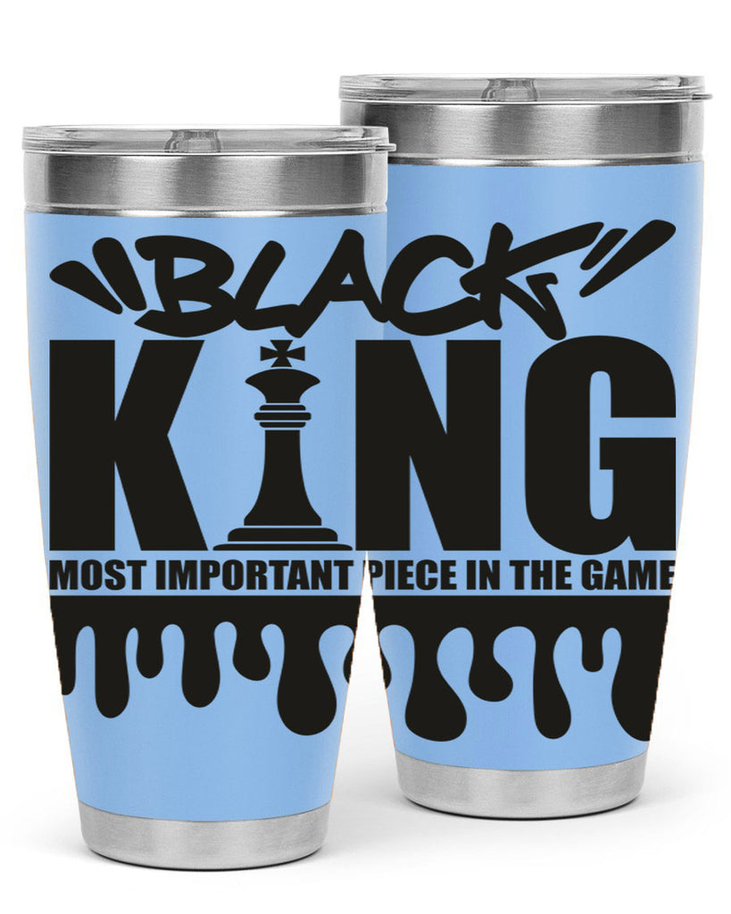 black king 214#- black words phrases- Cotton Tank