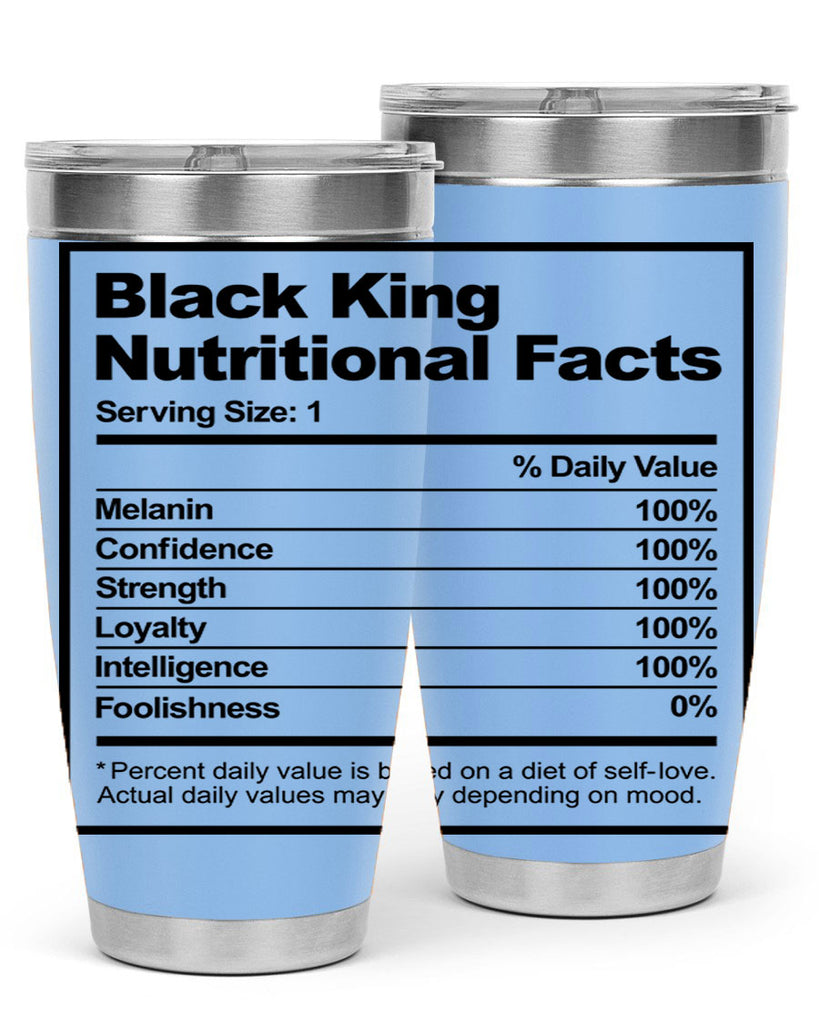 black king nutritional facts 231#- black words phrases- Cotton Tank
