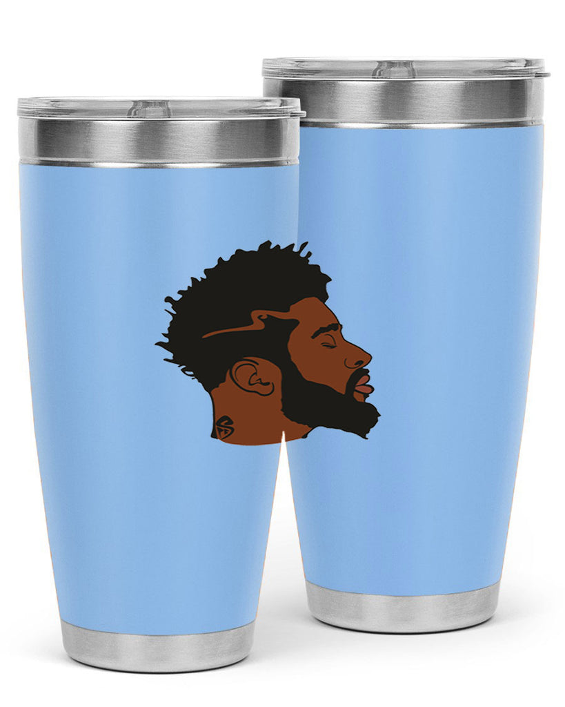 black man 30#- black men - boys- tumbler