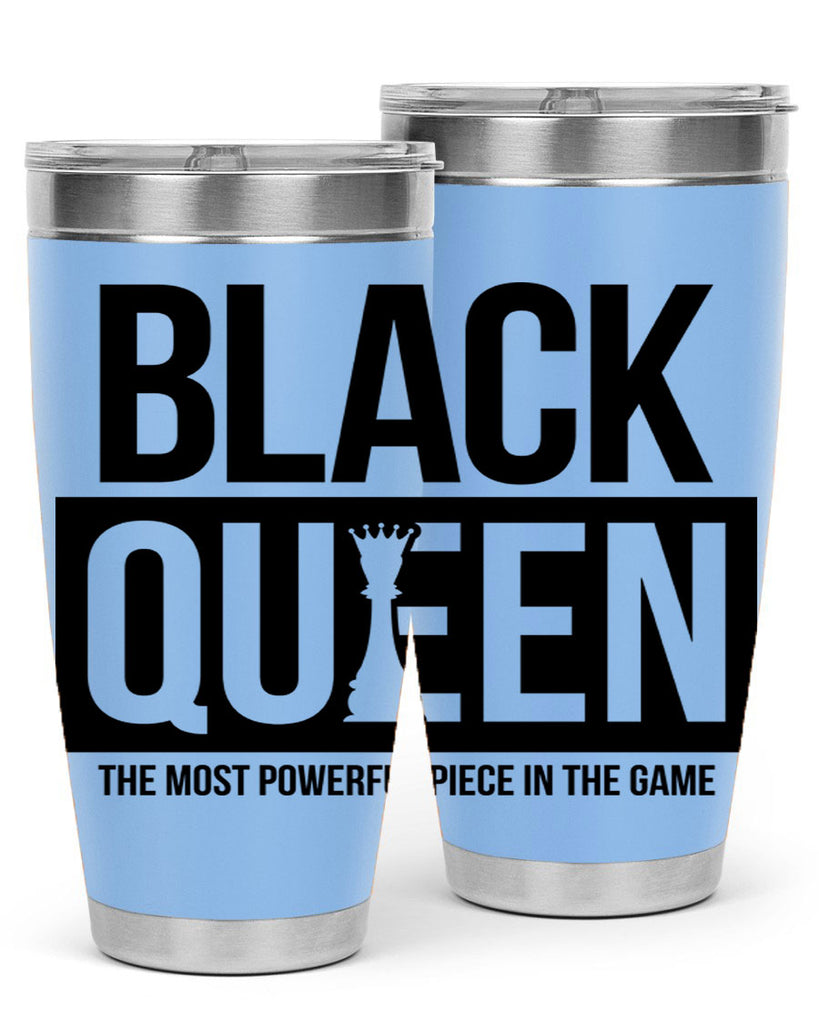 black queen chess 224#- black words phrases- Cotton Tank