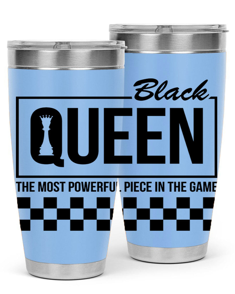 black queen chess checkered 221#- black words phrases- Cotton Tank