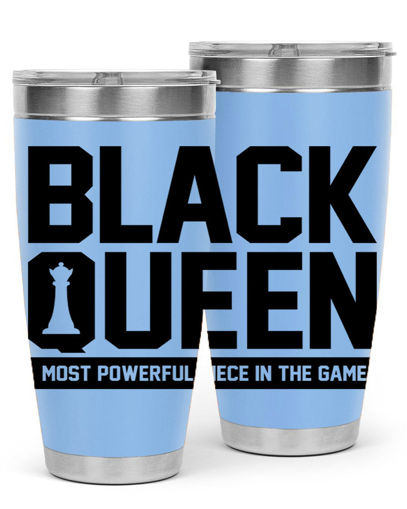 black queenchess 194#- black words phrases- Cotton Tank